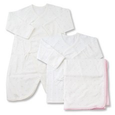 babybear 嬰兒心形蝴蝶衣+肚衣+包巾