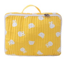 semoms 嬰兒用Bunny Bear雙面防水鋪棉包, 黃色