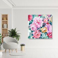 Baek & Art 招財運 金錢運 升遷運 風水畫 牡丹花 畫框 05