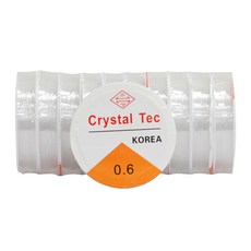 파티공구 스판 낚싯줄 6호, 투명, 10개