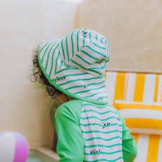 兒童款悶悶不樂熊貓防曬帽