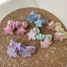 BEASOL 女童流星髮飾髮圈10件組