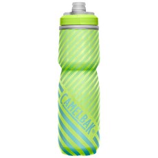 CAMELBAK Podium Chill 單車保溫水壺, 石灰藍色條紋