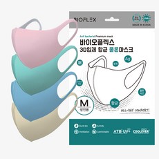 바이오플렉스 입체 쿨론 마스크 M 4종 세트