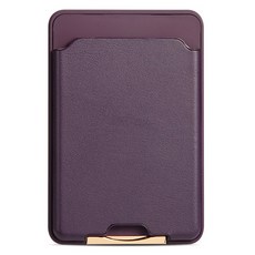 워너프 맥세이프 호환 카드 지갑 스탠드 휴대폰 홀더, 바이올렛, 1개