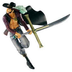 BANPRESTO 海賊王世界雕塑大師巔峰之戰 Vol 3 鷹眼米霍克普通色圖, 1個