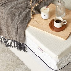 Carma 智慧記憶棉55密度甜睡床墊 5公分, 米白色