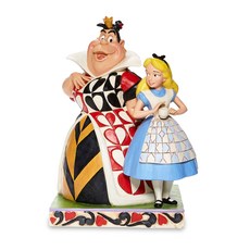 JIMSHORE 魔法城堡迪士尼愛麗絲夢遊仙境和紅心皇后公仔 21cm, 1個