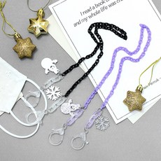 VIDANGIL 孩童雪人口罩掛繩 2入