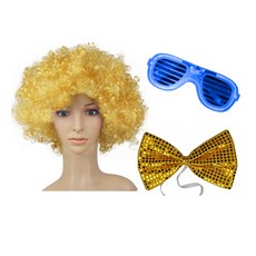 派對彩色捲髮假髮套組, 15型