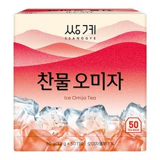 쌍계명차 찬물 오미자, 1.2g, 1개, 50개입 1.2g, 1개, 50개입