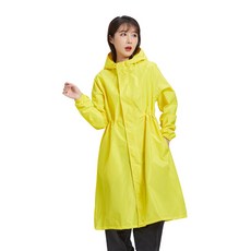 女性用Fitsa機能性雨衣風衣防水高爾夫雨衣, 檸檬黃