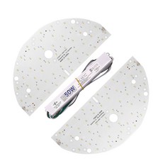 홈앤라이팅 엘지 LED 모듈 398 x 192 mm 2p 세트, 주백색, 1세트