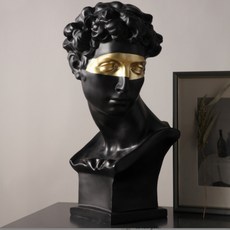 Irop 金點石膏雕像, 黑色