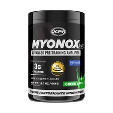 XPI Myonox健身補給沖泡粉 青蘋果口味, 444g, 1罐