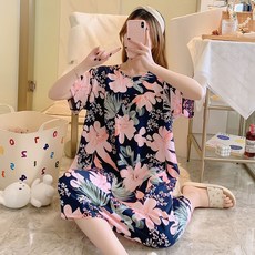 에이홉 여성용 플라워 원피스 잠옷