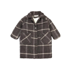 男童格紋大衣
