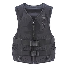 BUFFALO life jacket 立體塑型救生衣, 黑色