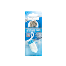 bogadent 抗牙菌斑貓用超細纖維手指牙刷, 混色, 1個