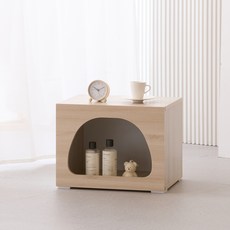 JD FURNITURE 韓國製造 Modi 390 多用途收納邊桌 S(390 x 315 x 310 mm), 白相思木, 1個