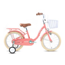 지오닉스 라쁘띠16 보조바퀴 자전거, 핑크, 118cm, 1개
