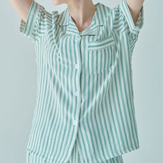 DINOBASSI 情侶款涼感Coolier短袖上衣+下身睡衣套裝