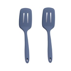 파스텔톤 실리콘 뒤지개 소 2p, 다크블루, 1세트