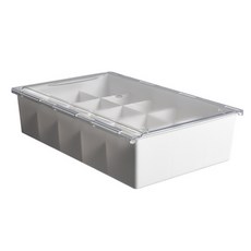 Market A縫隙內衣襪子滑動式收納盒 透明, 1個