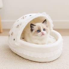 Honey Bubble 寵物四季舒適搖籃床, 1個, 白色