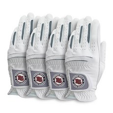 DENNIS 男士特別組合高爾夫手套 左手用 4入, 白色, 4個