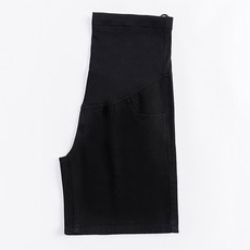 패션나비 배가 편안한 하이웨이스트 임산부 페이크 데님 반바지