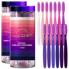 AKei. 居家 13宮 銀河 王查克牙刷 盒裝型, 13入, 2個