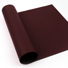 Recoz DIY多功能雙面皮革PU布料, 酒紅色