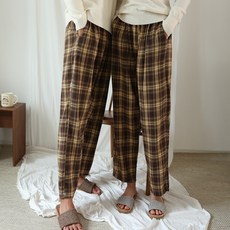 Terrawood 經典棉質刷毛格紋睡褲 B款 2件組