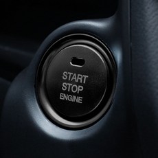 River Fox 車用黏貼式啟動按鈕保護蓋, 黑色, 1個