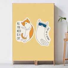 Vinterior 貓咪遮蔽門簾, TYPE 08