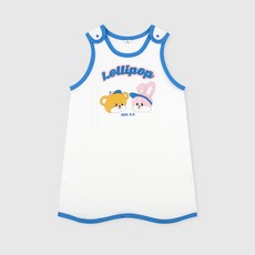 MilkBaby 兒童透氣棒棒糖棉質網眼睡眠背心