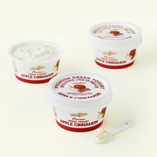 밀키요 프리미엄 그릭요거트 애플시나몬, 100g, 3개