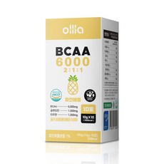 支鏈胺基酸粉隨身包 鳳梨味 10入, 100g, 1盒