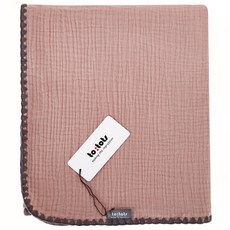 to:tots 兒童紗布毯, 粉棕色