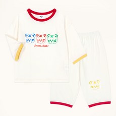 몰리멜리프렌즈 아동용 랑이 루즈핏 7부 실내복 상하의 세트
