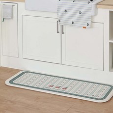 Rugum 甜櫻桃pvc水槽防水多用途廚房緩衝地墊, 1個, 混合色