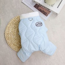 Coco studio 寵物COCO LULU鋪棉連身衣, 藍色