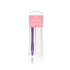도나와 큐티클 젤 플라스틱 푸셔 220grit + 리필패드 50p + 케이스, 랜덤발송, 1세트