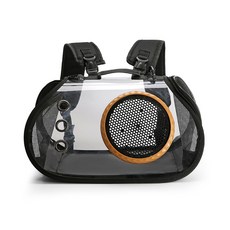 Lanboer 寵物透明多功能外出包, 黑色