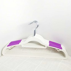 生活品質防滑衣架, 紫色, 30個