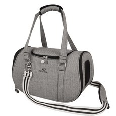 퍼피엔젤 반려동물 M.D.C 헤링본 여행 가방 PA-CA109, 999 Black, 1개