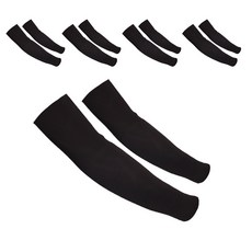 Outdoor Basic 涼感 袖套 2p x 5sets, 黑色的