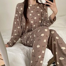 andstyle 夢想綿羊彈性長袖睡衣上下套裝 263320