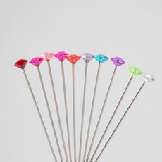 SEEKNIT yarna 珠寶裝飾針 10件組 05463, 混色, 1套